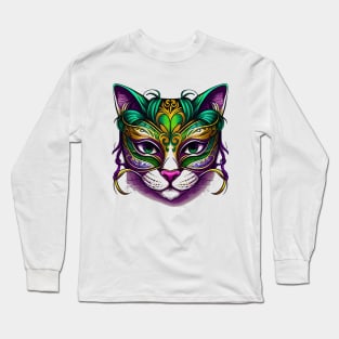 Cat Mardi Gras Cat-tastic Festival Long Sleeve T-Shirt